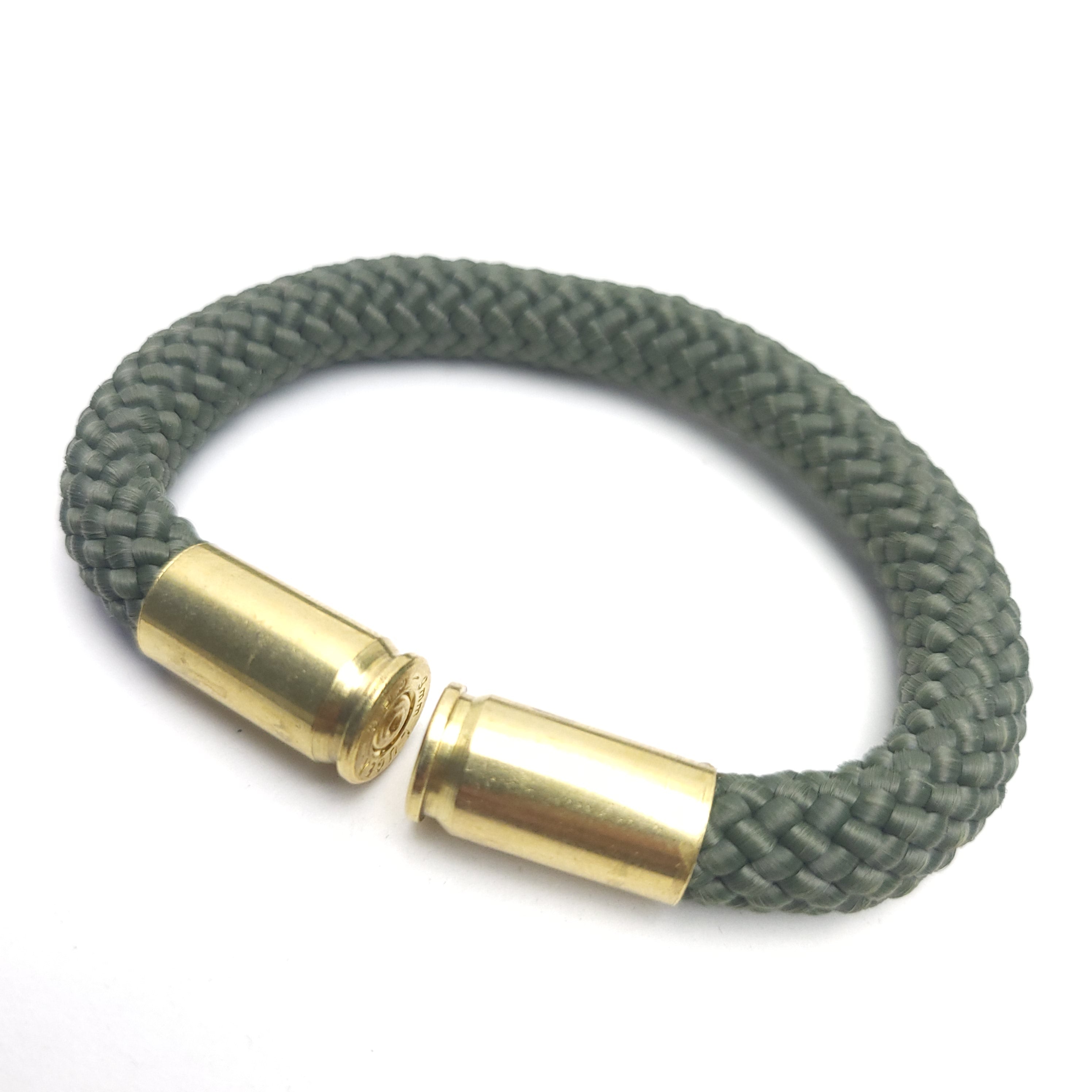 OD Green 9mm BearArms Bullet Bracelet for Crystal of New Jersey