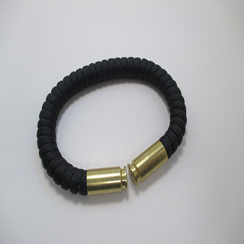 black paracord beararms bullet casings jewelry bracelets