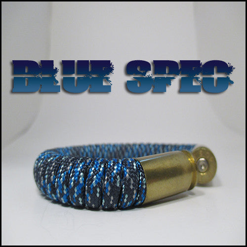 blue spec paracord beararms bullet casings jewelry bracelets