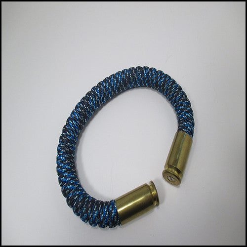 blue spec paracord beararms bullet casings jewelry bracelets