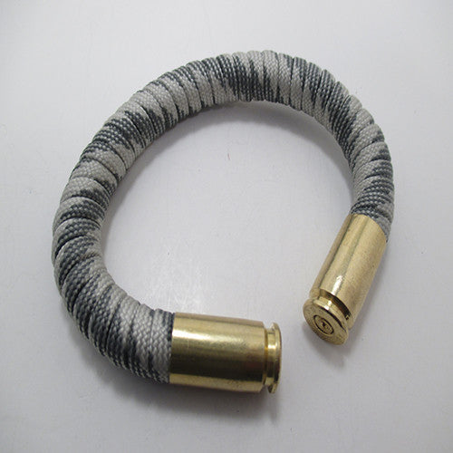 greyscale paracord beararms bullet casings jewelry bracelets