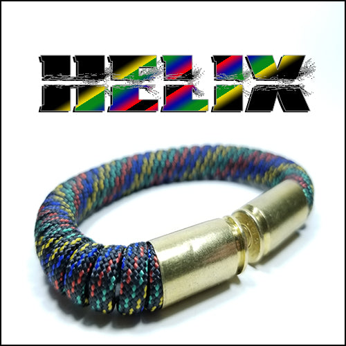 helix paracord beararms bullet casings bracelet jewelry