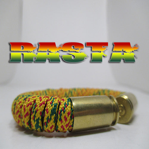 rasta paracord beararms bullet casings jewelry bracelets