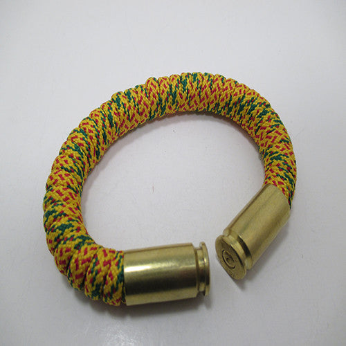 rasta paracord beararms bullet casings jewelry bracelets