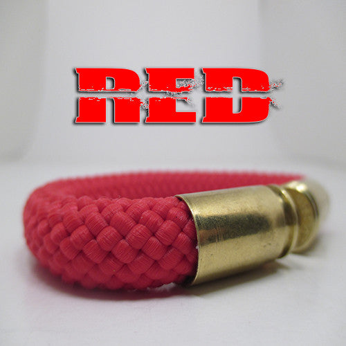 red beararms bullet casing bracelet jewelry