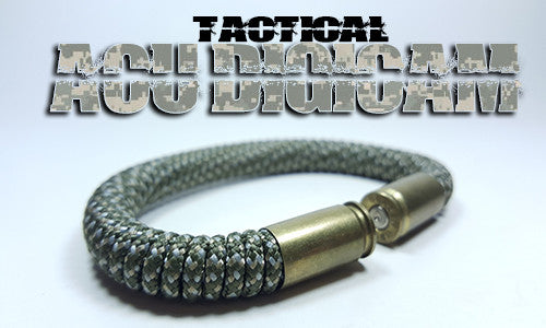 acu digicam tactical 275 paracord beararms bullet casings bracelet jewelry