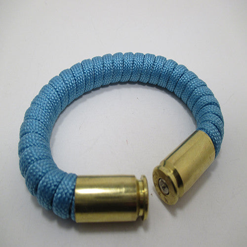 tarheel blue paracord beararms bullet casings jewelry bracelets