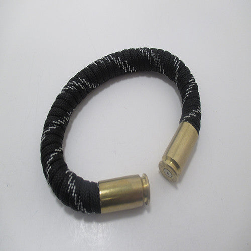 thin white line paracord beararms bullet casings jewelry bracelets