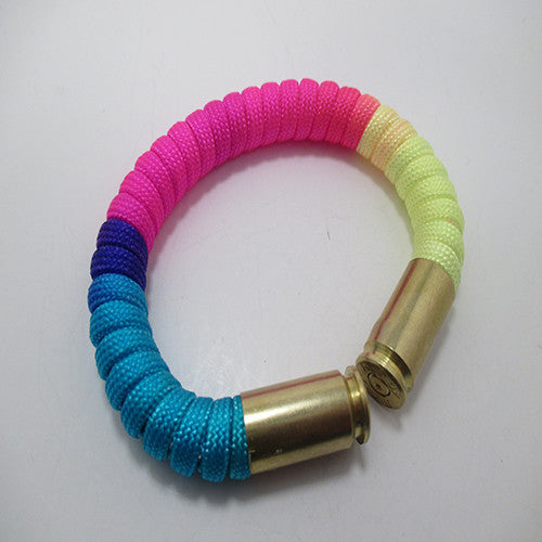 tiedye paracord beararms bullet casings jewelry bracelets