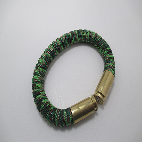 treeline paracord beararms bullet casing bracelet jewelry