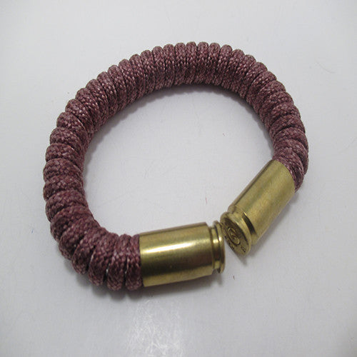 tweed rose paracord beararms bullet casings jewelry bracelets