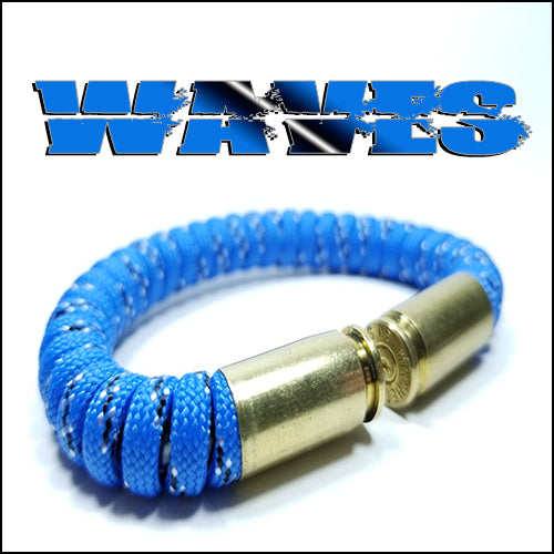 waves paracord beararms bullet casings bracelet jewelry