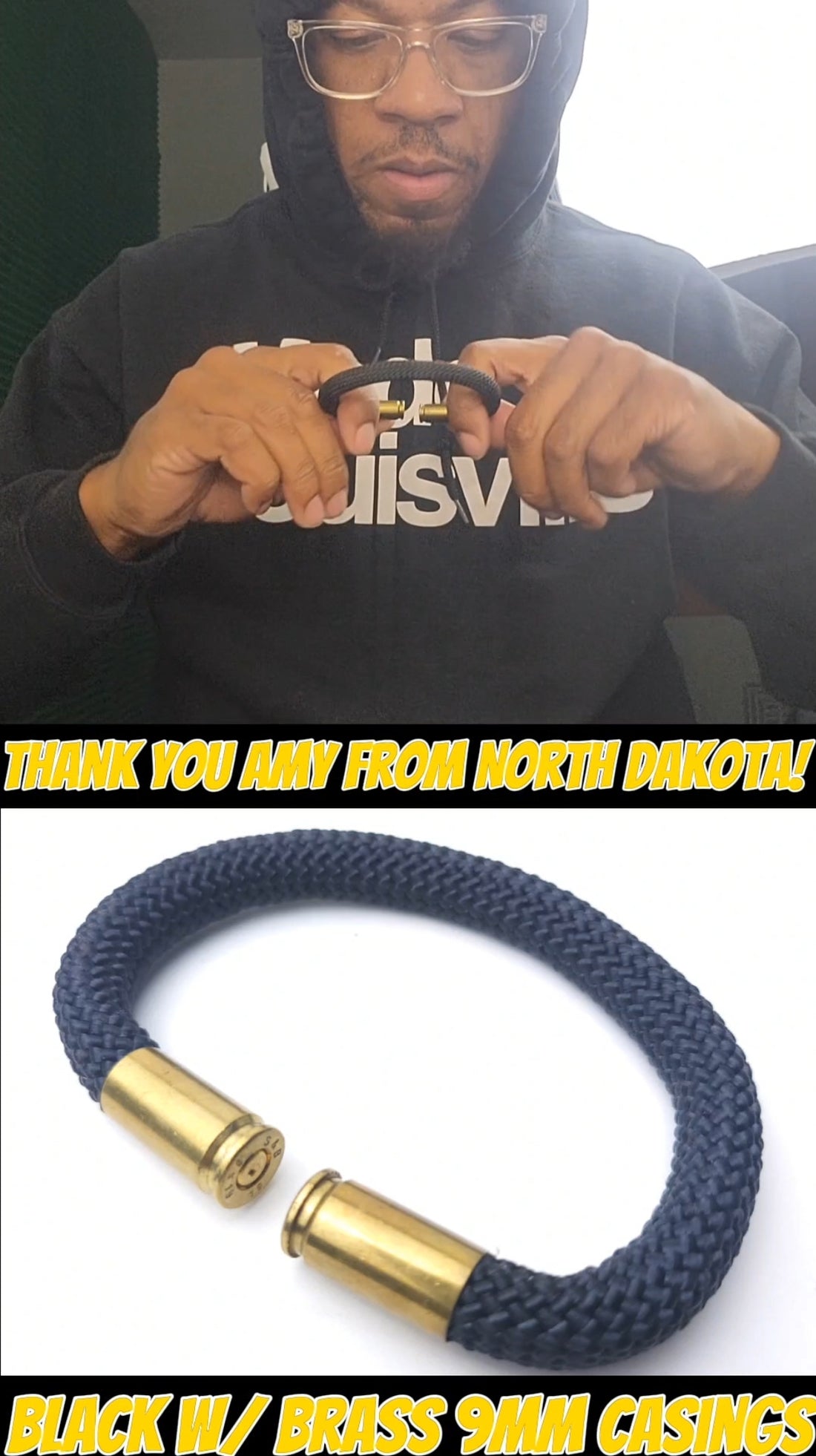 Making a Black BearArms Bullet Bracelet