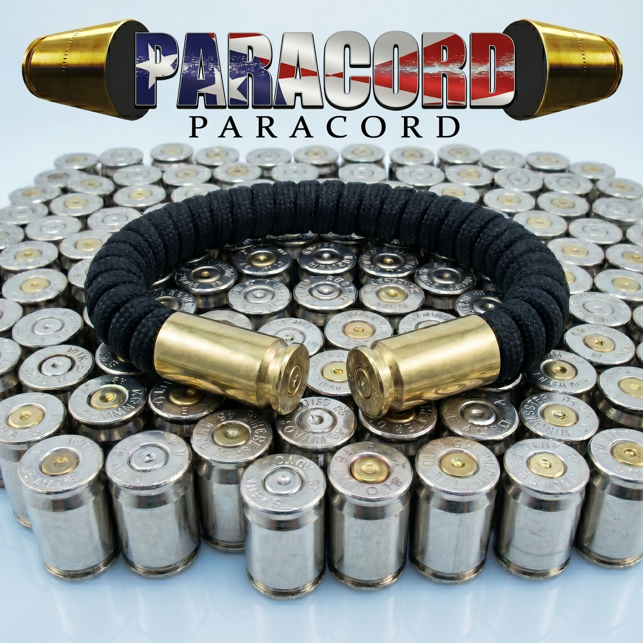 paracord bullet casing bracelet
