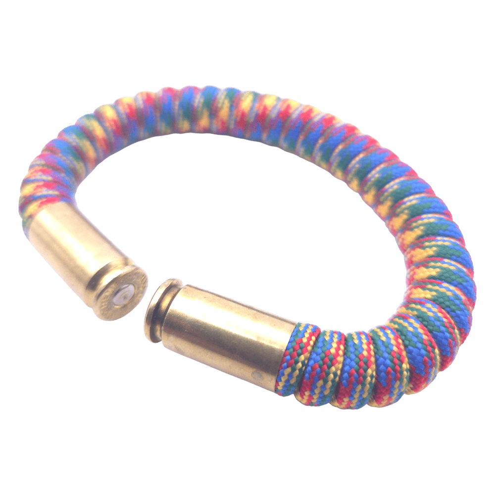 Autism Awareness Paracord Bullet Casing Bracelet