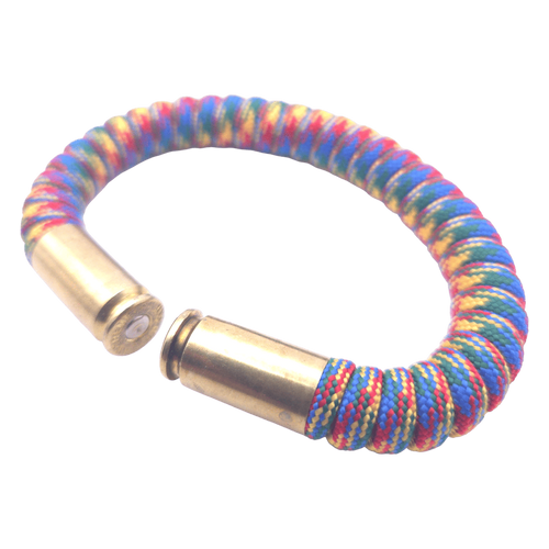 Autism Awareness Paracord Bullet Casing Bracelet