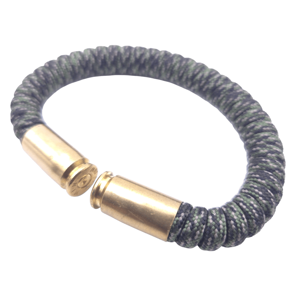 Canadian digital camo paracord bullet bracelet
