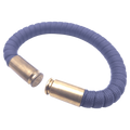 Midnight blue paracord bullet casing bracelet
