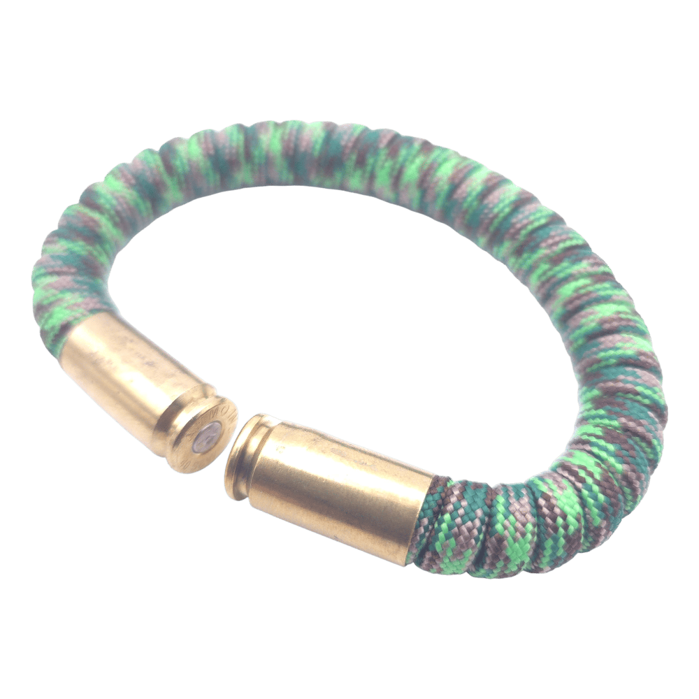 treeline paracord bullet casing bracelet