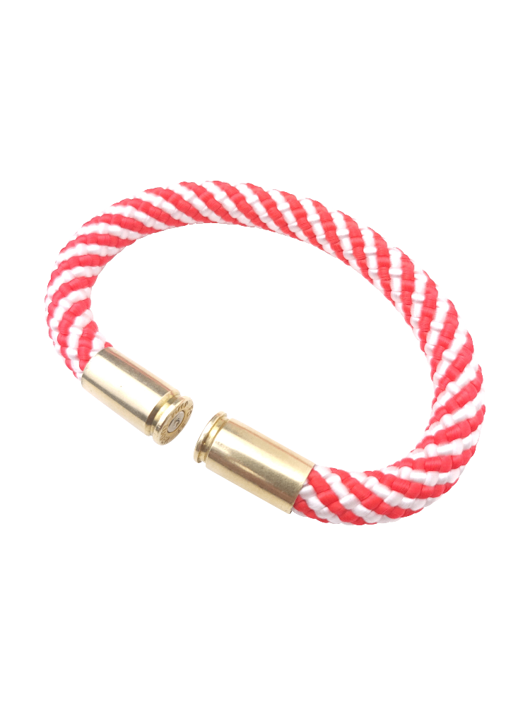 candy cane beararms bullet casings jewelry bracelets