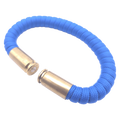 electric blue paracord bullet casing bracelet