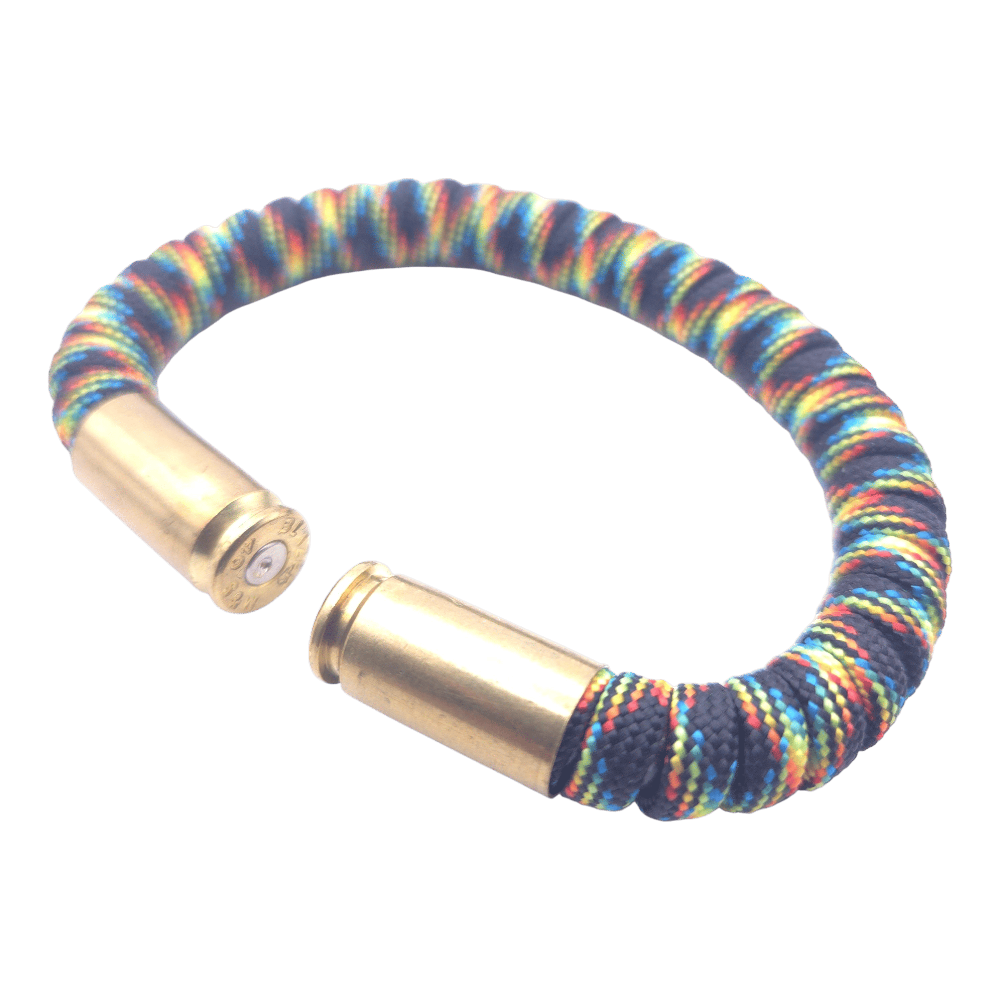 galaxy paracord bullet casing bracelet