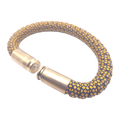 gold diamonds paracord bullet casing bracelet