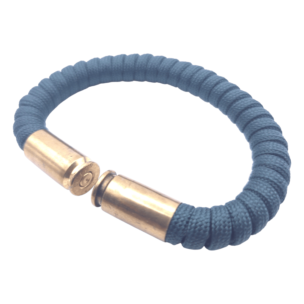 hunter green paracord bullet casing bracelet