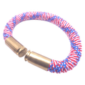 american flag themed paracord bullet casing bracelet