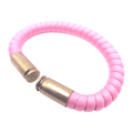 light pink paracord bullet casing bracelet