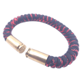 metallic red paracord bullet casing bracelet