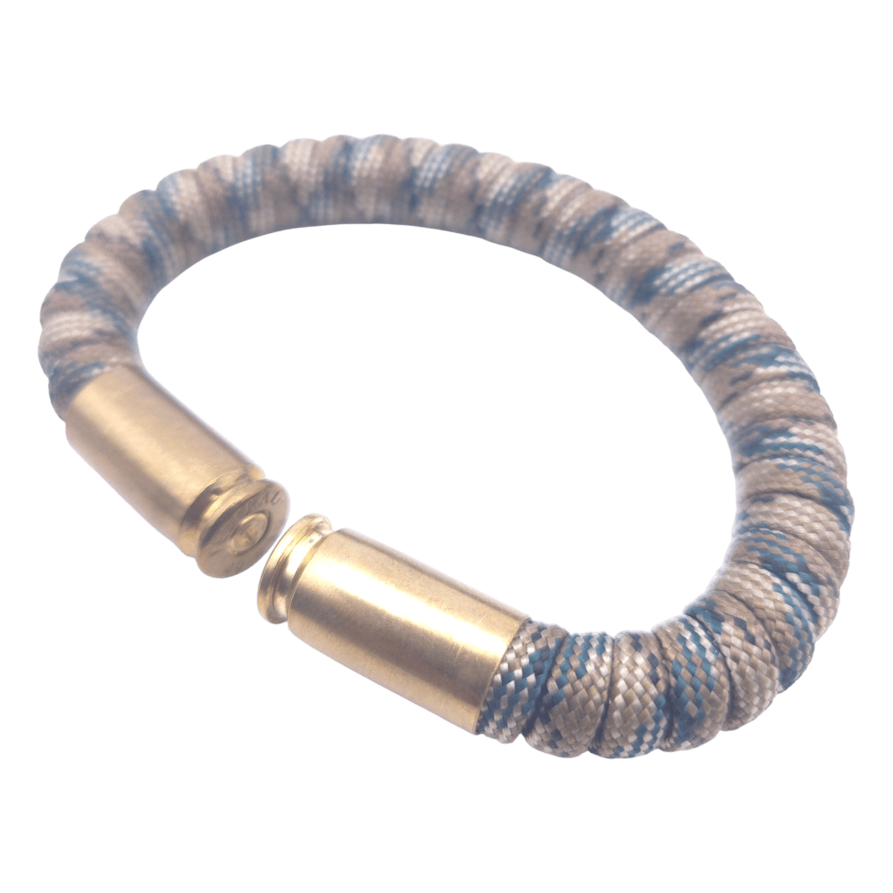 multicam paracord bullet casing bracelet