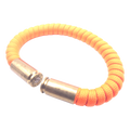 neon orange paracord bullet casing bracelet