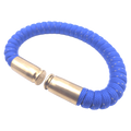 reflective blue paracord bullet casing bracelet