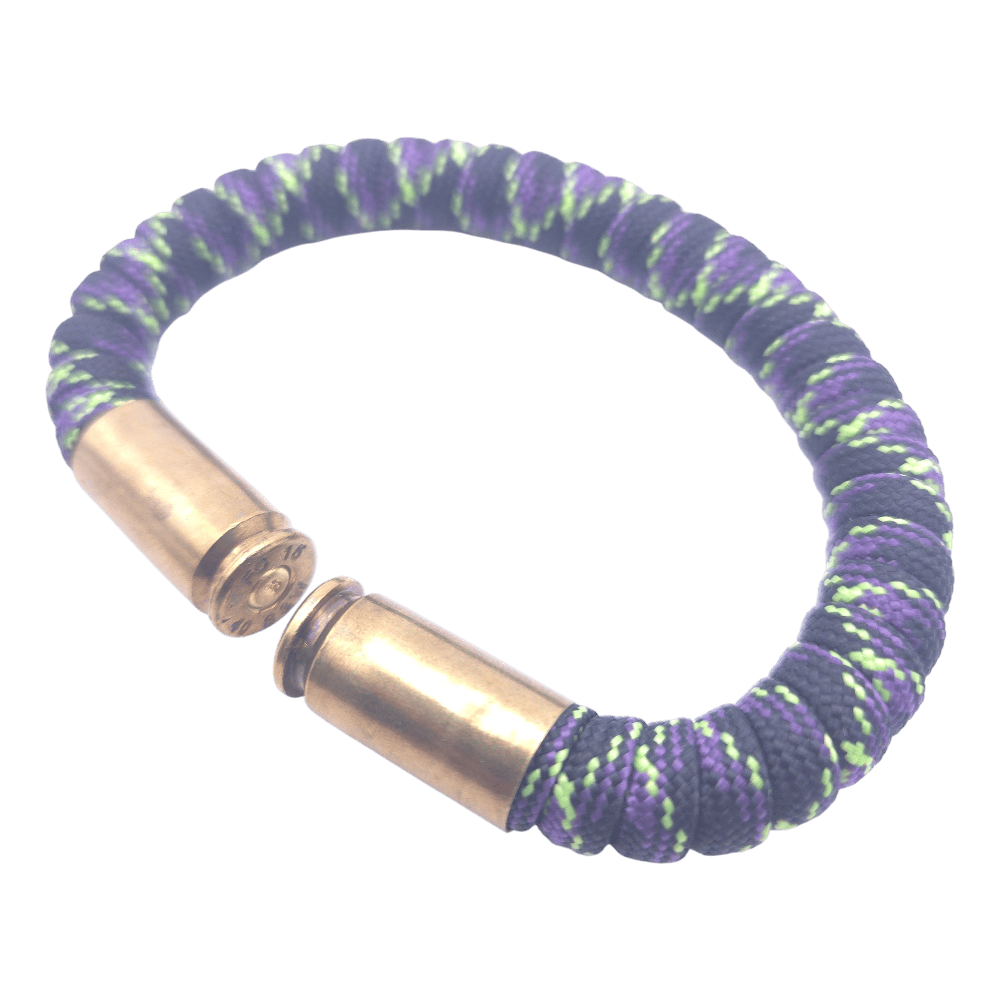 undead zombie paracord bullet casing bracelet