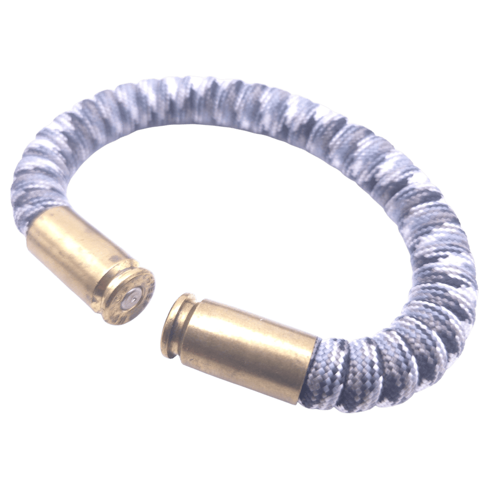 urban camo paracord bullet casing bracelet