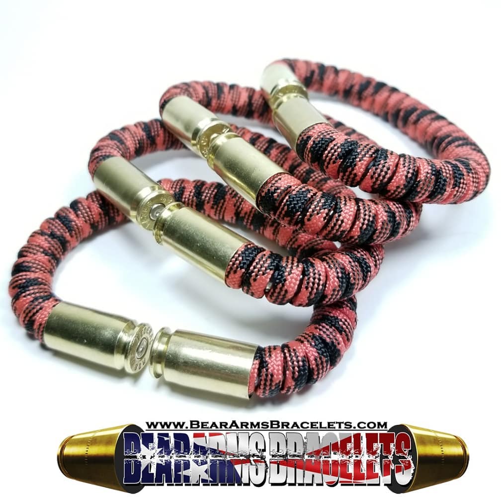 Red Friday Remember Everyone Deployed Paracord Bullet Casing Bracelets