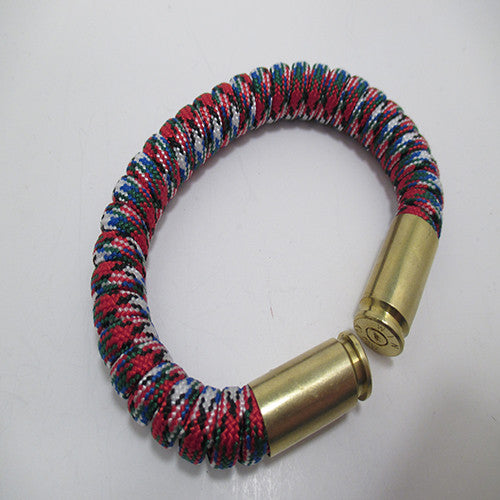 afghan vet paracord beararms bullet casings bracelet jewelry