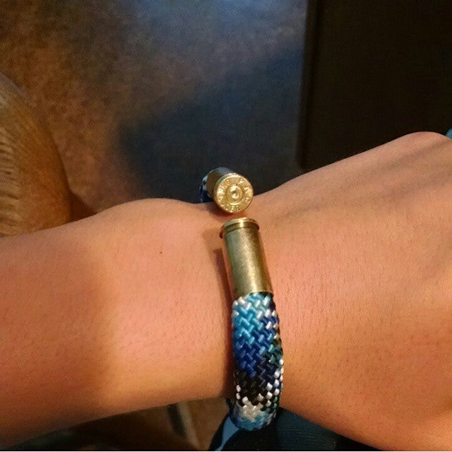 air force beararms bullet casings jewelry bracelets on wrist