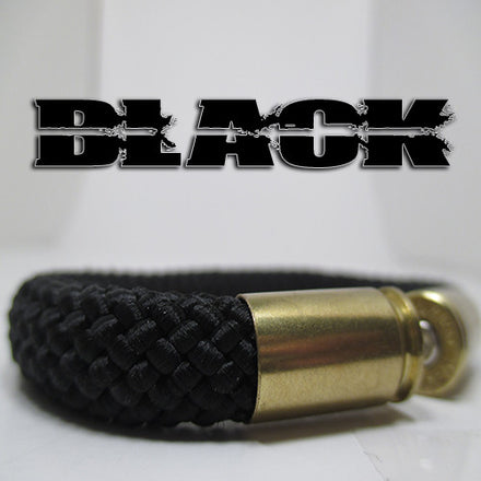 black 9mm bullet casing bracelet
