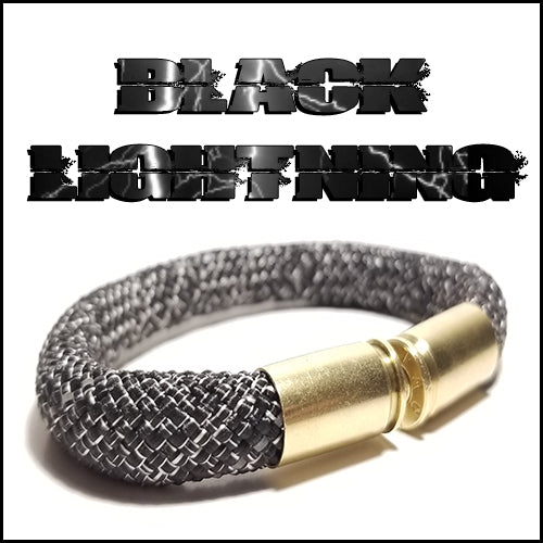 black lightning beararms bullet casing bracelet
