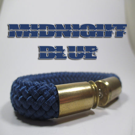 midnight blue beararms bullet casing bracelet jewelry