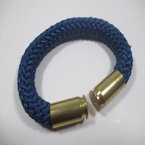 midnight blue beararms bullet casing bracelet jewelry