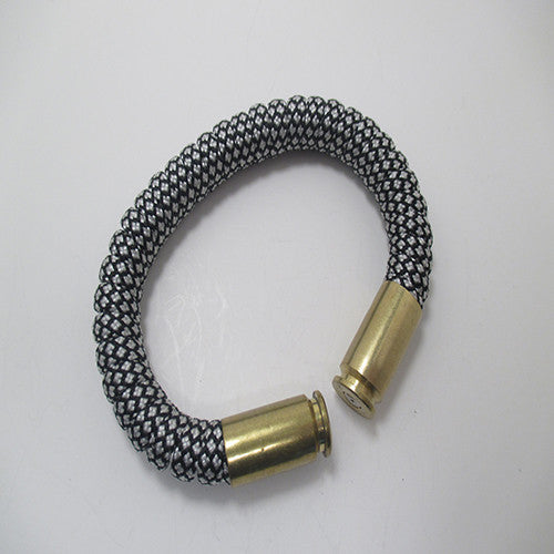 white diamonds paracord beararms bullet casings jewelry bracelets