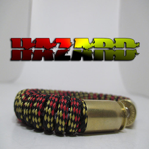 hazard paracord beararms bullet casings jewelry bracelets