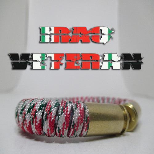 iraq vet paracord beararms bullet casings jewelry bracelets