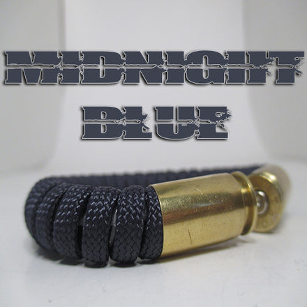 midnight blue paracord beararms bullet casing bracelet jewelry
