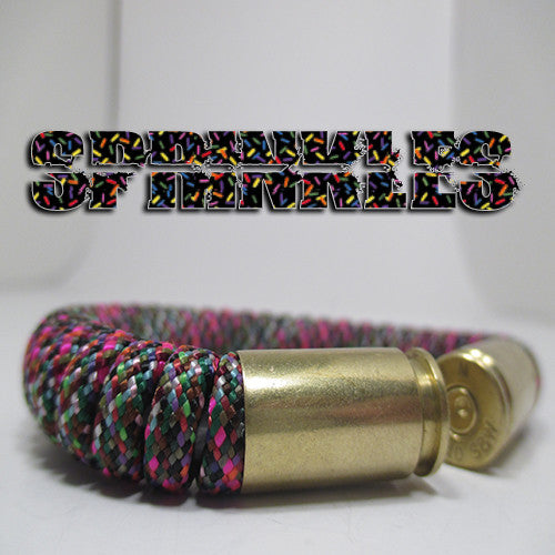 sprinkles paracord beararms bullet casings jewelry bracelets