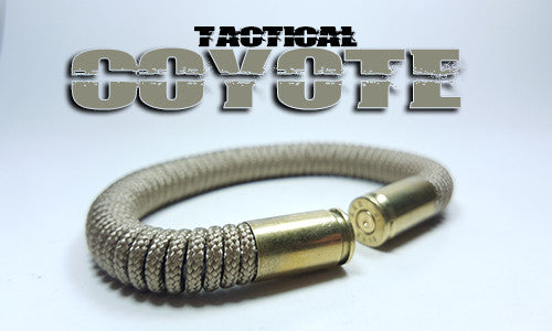 coyote tactical 275 paracord beararms bullet casings bracelet jewelry
