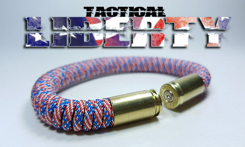 liberty american flag tactical 275 paracord beararms bullet casings bracelet jewelry